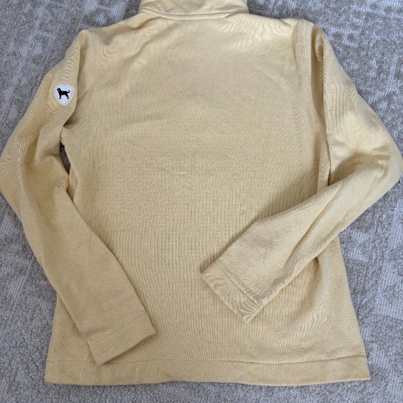 The Black Dog Men's Medium Classic Collection, Pale Yellow, top zipper - Picture 4 of 7